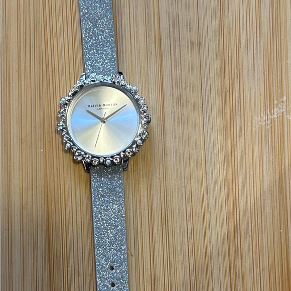 Olivia Burton Under The Sea Bejewelled All Silver Watch With 30mm Face - Picture 6 of 9